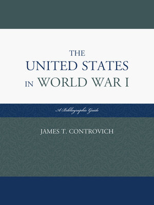cover image of The United States in World War I